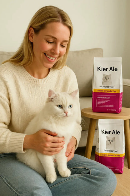 Aier cat food deep sea fish flavor adult cat kitten full price general beef salmon 500g bag - Novarashop