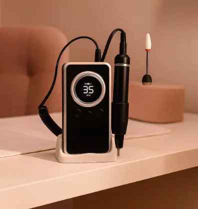 2024 DDQ Electric Nail Drill Machine Professional Manicure Nail Sander Set Nail Drill Bit Portable Polisher Equipment Gift Dusti