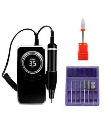 2024 DDQ Electric Nail Drill Machine Professional Manicure Nail Sander Set Nail Drill Bit Portable Polisher Equipment Gift Dusti
