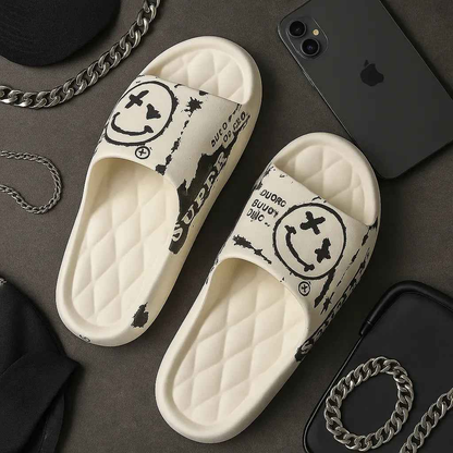 Novarashop 2025 Unisex Summer Slippers for Men - Beach Sandals Flip Flops Thick Sole Large Size 48-49