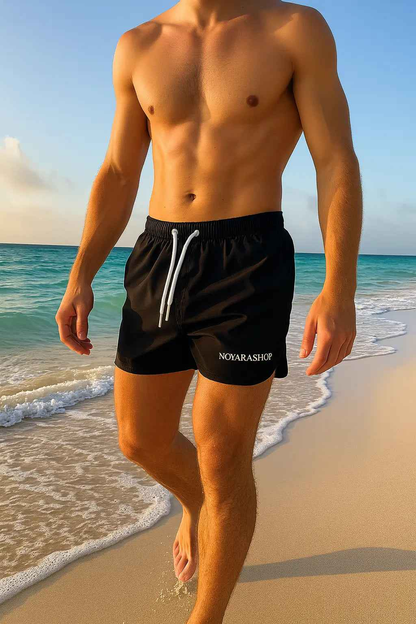 Novarashop European and American Summer Beach Shorts Men&