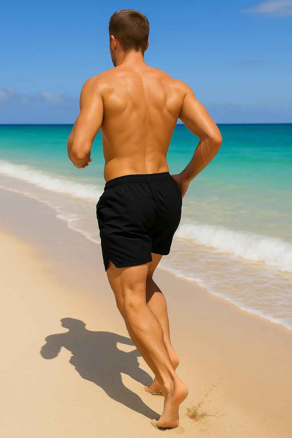 Novarashop European and American Summer Beach Shorts Men&