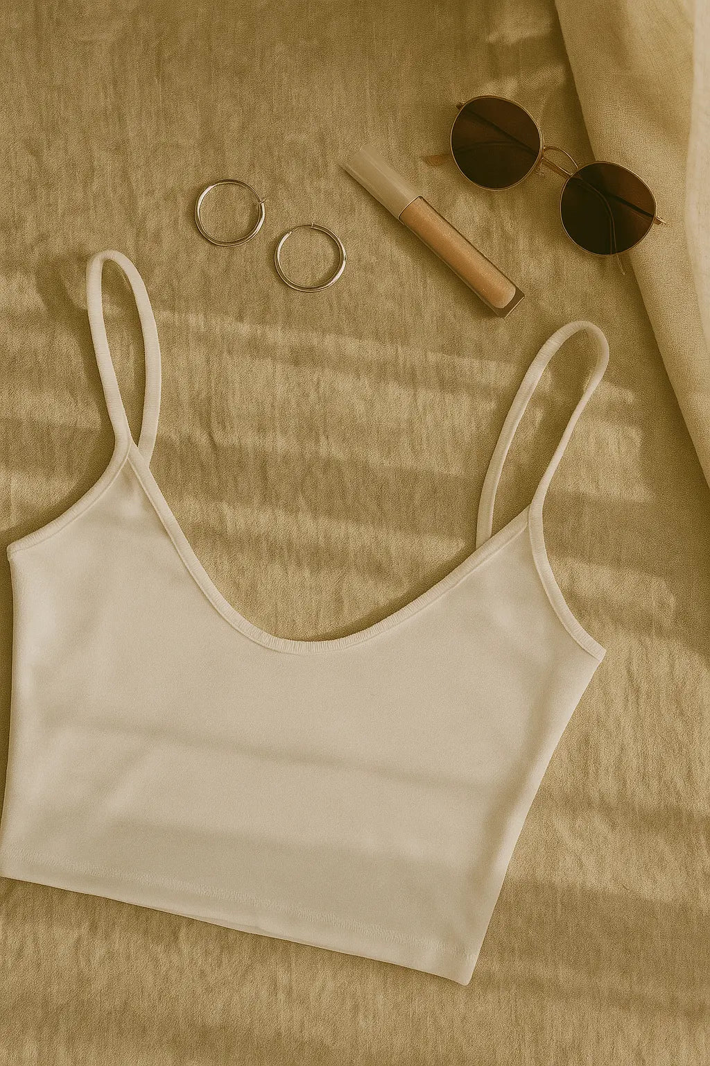 Women Backless Cami Crop Top Summer Solid Color Casual Sleeveless Top Streetwear Y2K Clothes - Novarashop