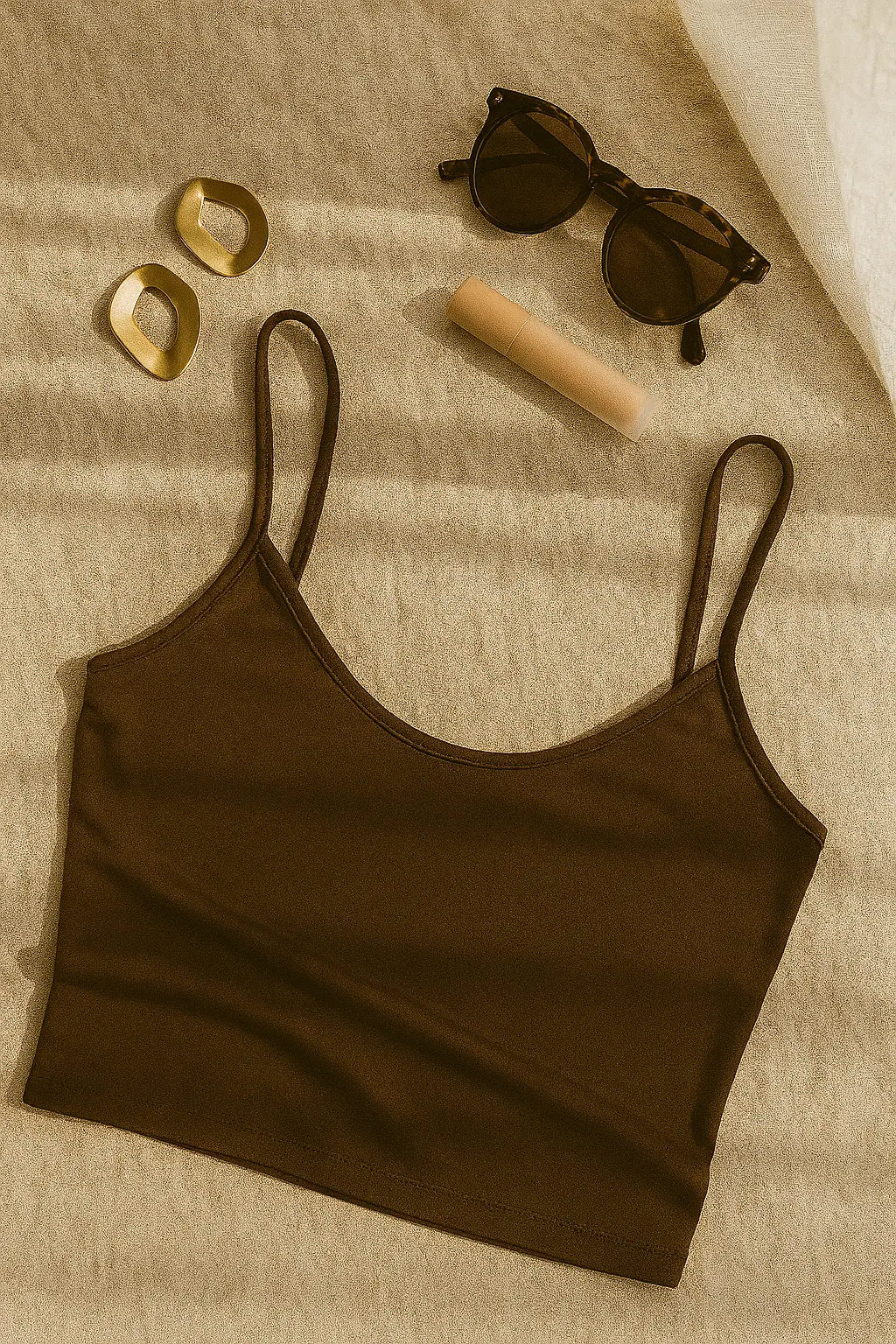 Women Backless Cami Crop Top Summer Solid Color Casual Sleeveless Top Streetwear Y2K Clothes - Novarashop
