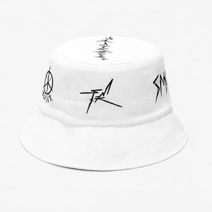 Summer Cotton Bucket Hat Patchwork Graffiti Men Women Outdoor Hip Hop Foldable Bob Fisherman Cap Casual Travel Gorros Panama - Novarashop