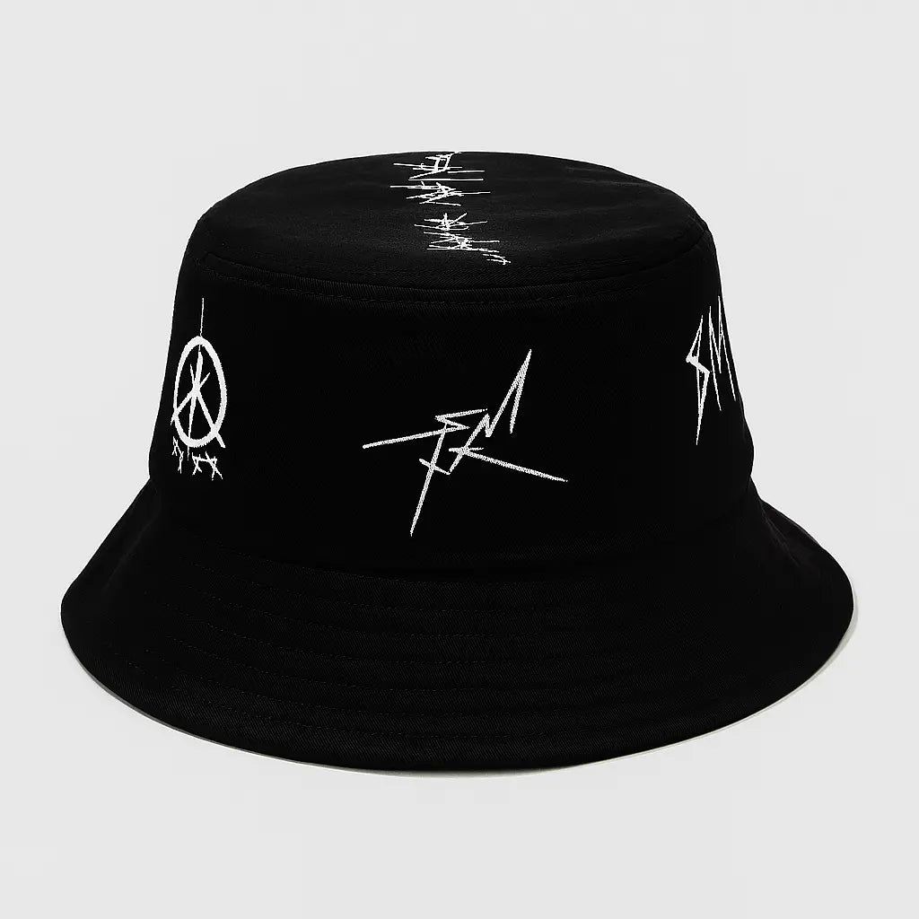 Summer Cotton Bucket Hat Patchwork Graffiti Men Women Outdoor Hip Hop Foldable Bob Fisherman Cap Casual Travel Gorros Panama - Novarashop