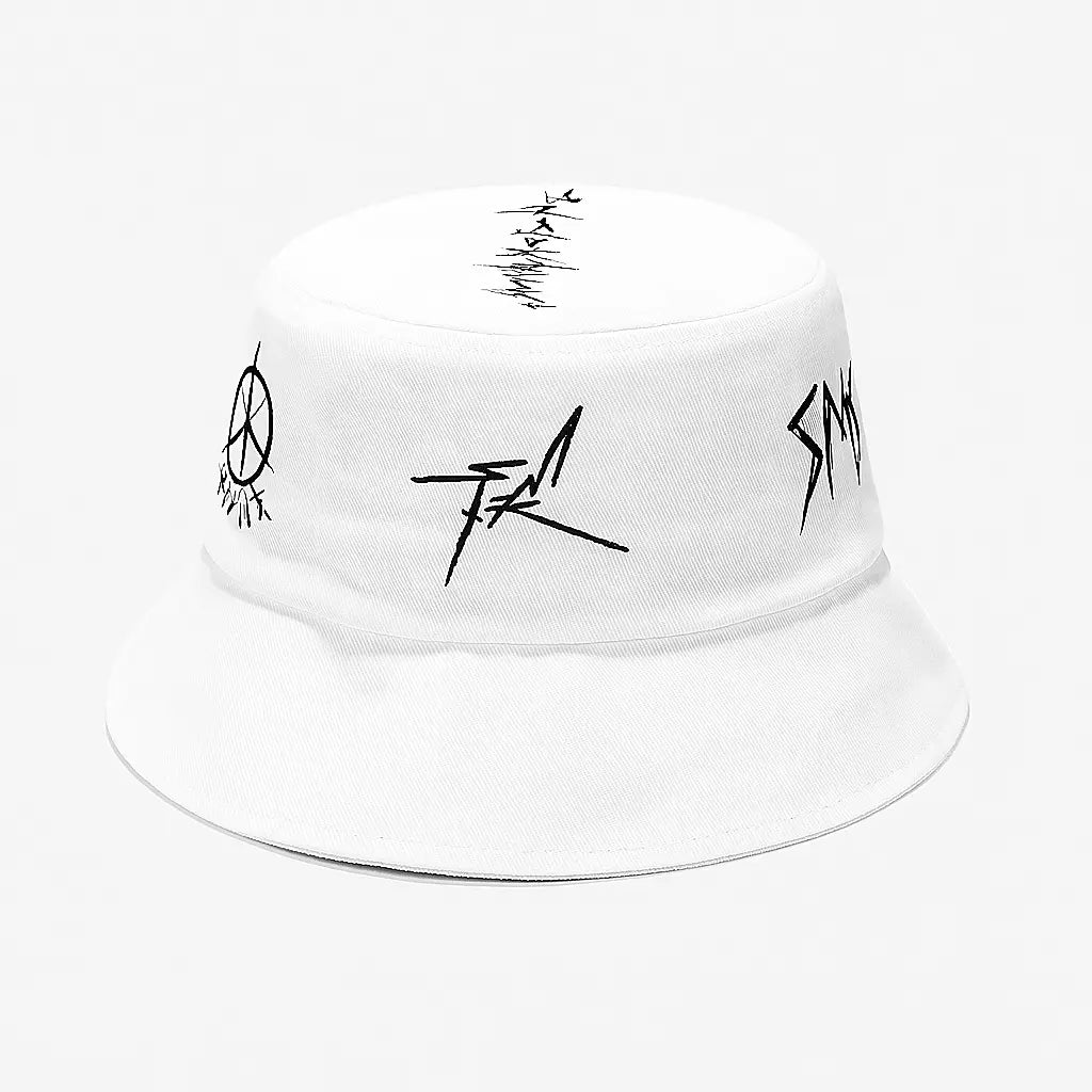 Summer Cotton Bucket Hat Patchwork Graffiti Men Women Outdoor Hip Hop Foldable Bob Fisherman Cap Casual Travel Gorros Panama - Novarashop