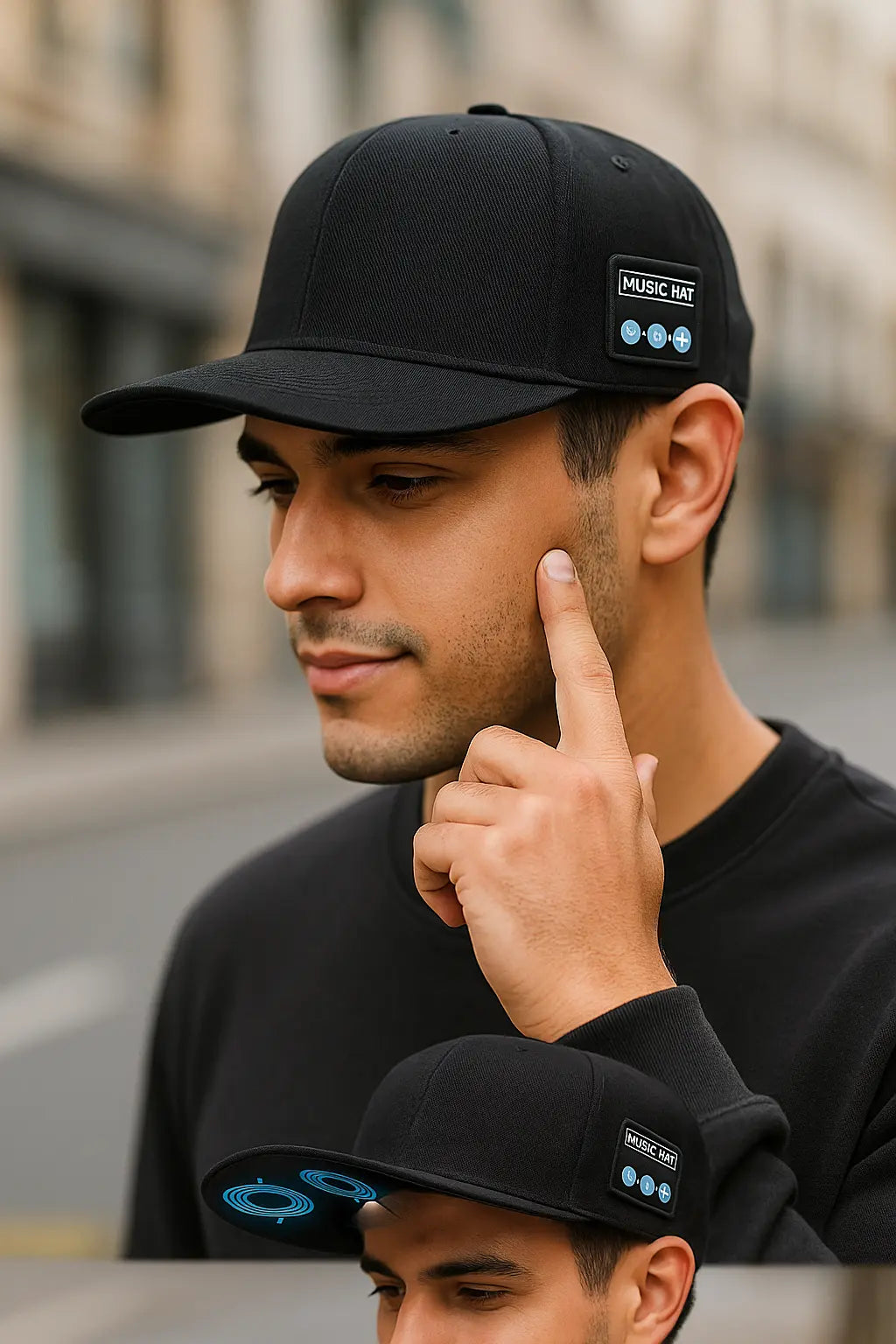 Bluetooth Headset Music Hat Outdoor Music Creative Novarashop