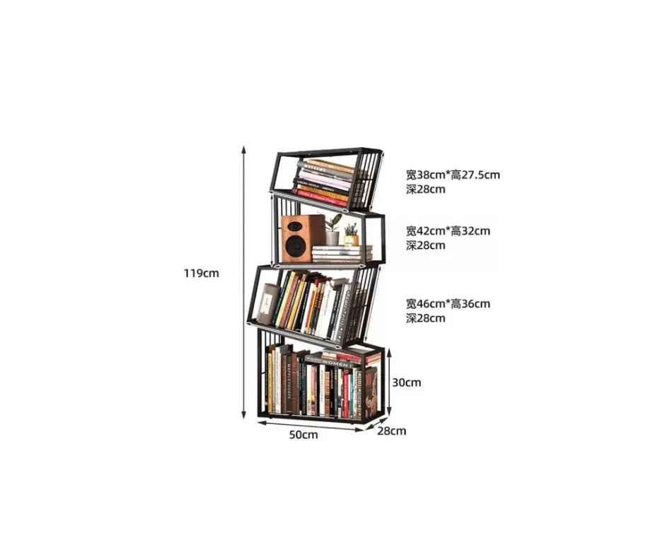 Rotating Bookshelf Organizer - Aesthetic Children&