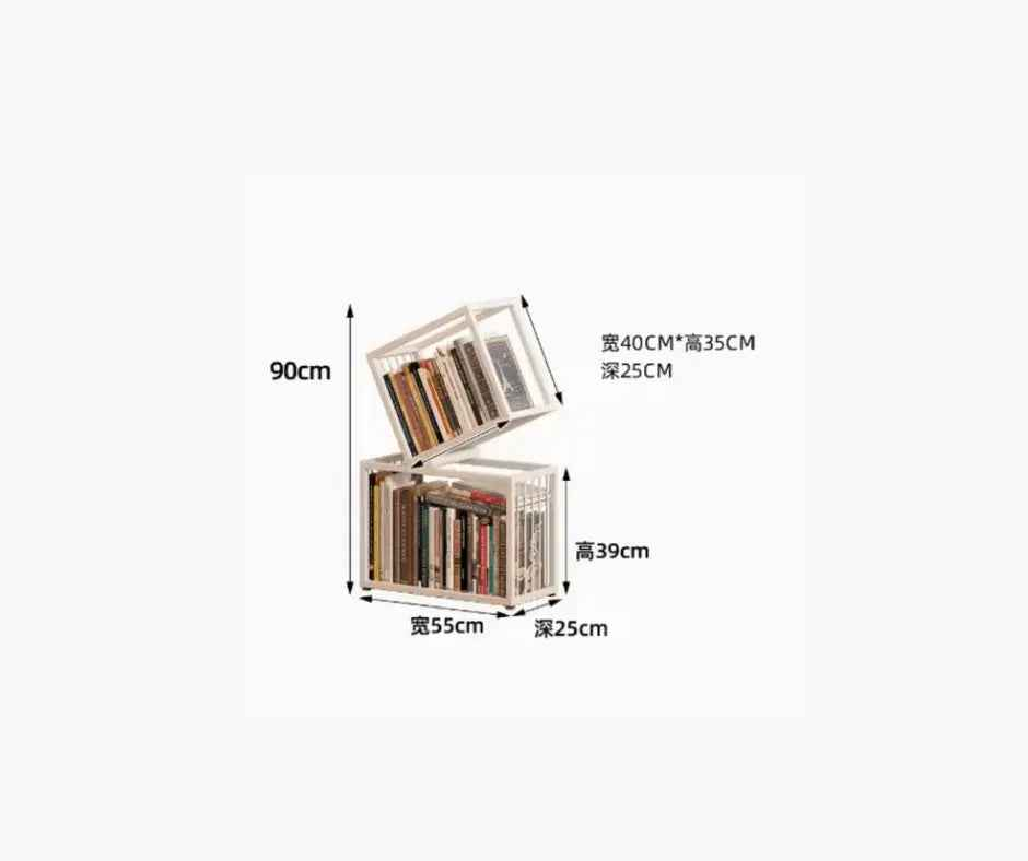 Rotating Bookshelf Organizer - Aesthetic Children&