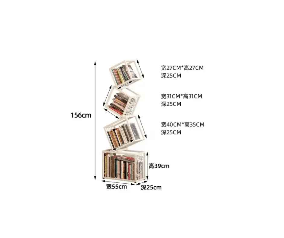 Rotating Bookshelf Organizer - Aesthetic Children&