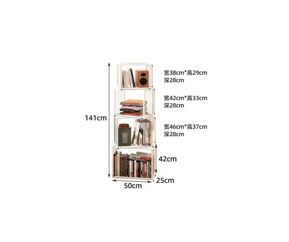 Rotating Bookshelf Organizer - Aesthetic Children&