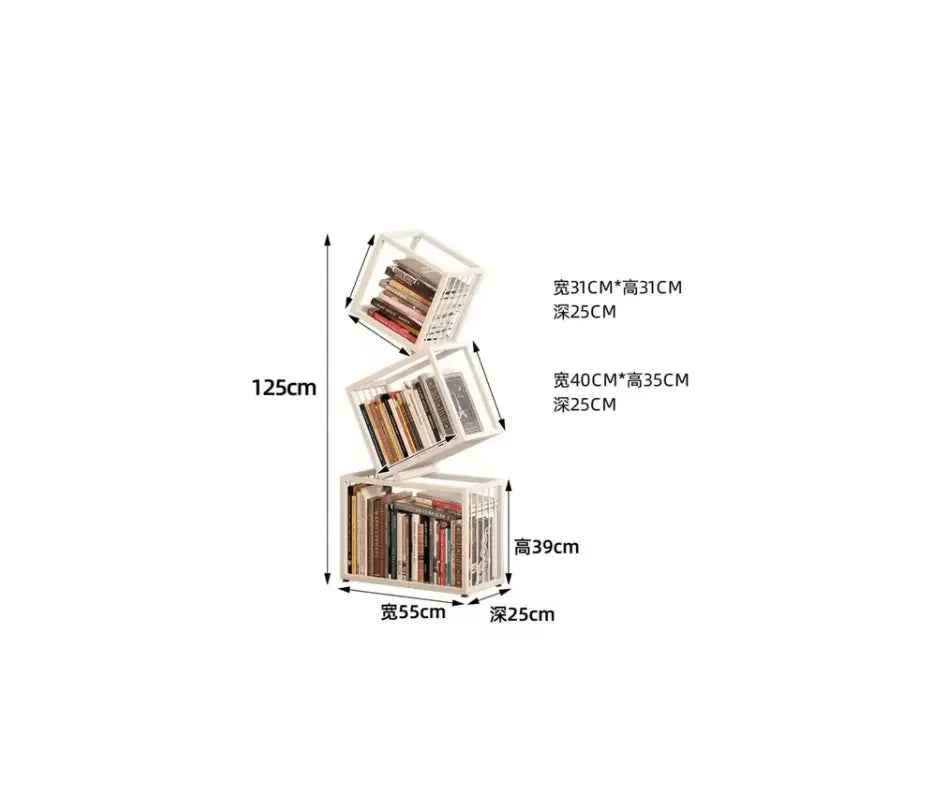 Rotating Bookshelf Organizer - Aesthetic Children&