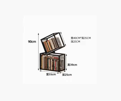 Rotating Bookshelf Organizer - Aesthetic Children&