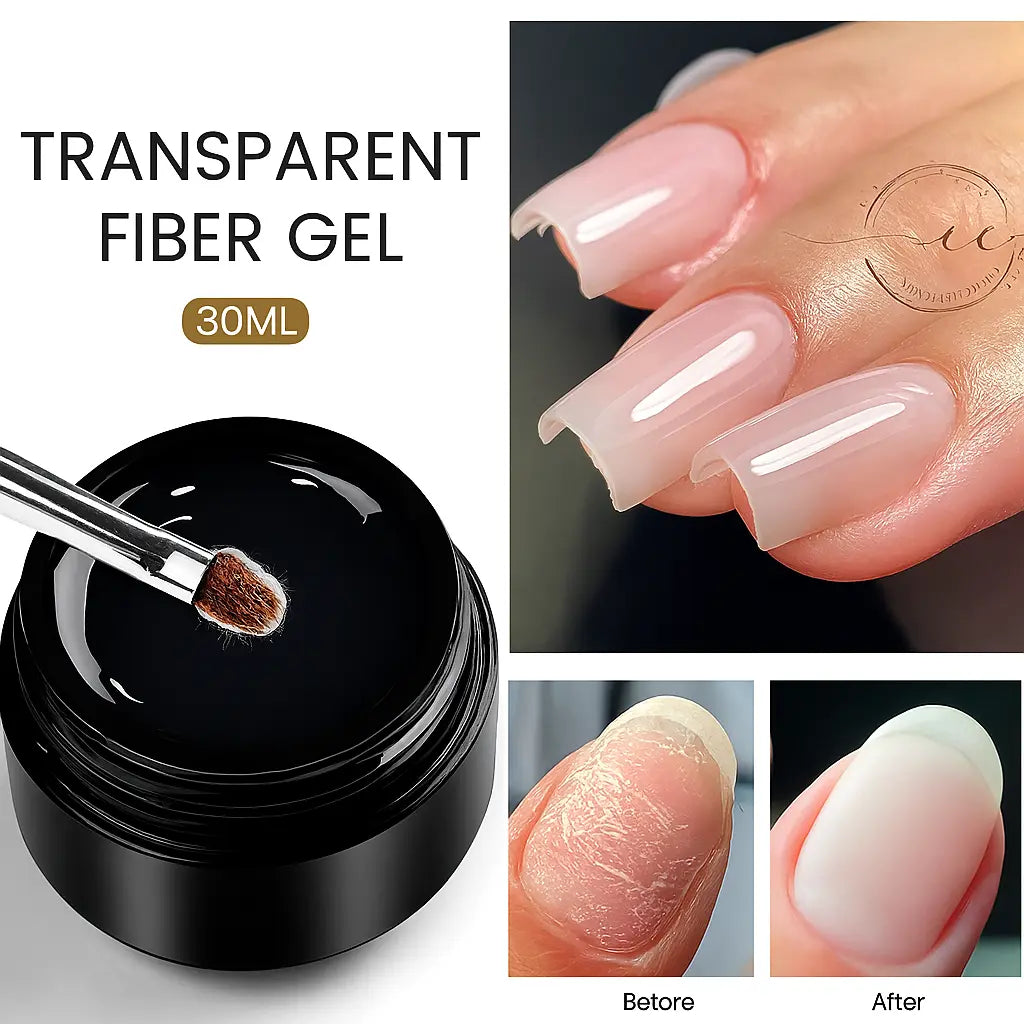 BORN PRETTY 60ml/30ml Hard Jelly Nail Extension Gel Nail Art French Nail Gum Clear Natural Color Soak Off UV Construction Gel - Novarashop