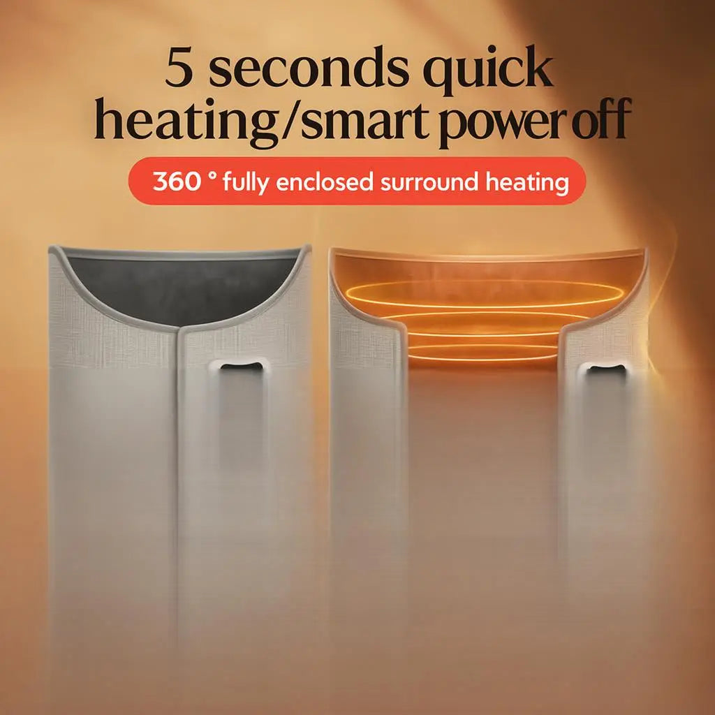 Under desk foot warmer heating pad for office and home use