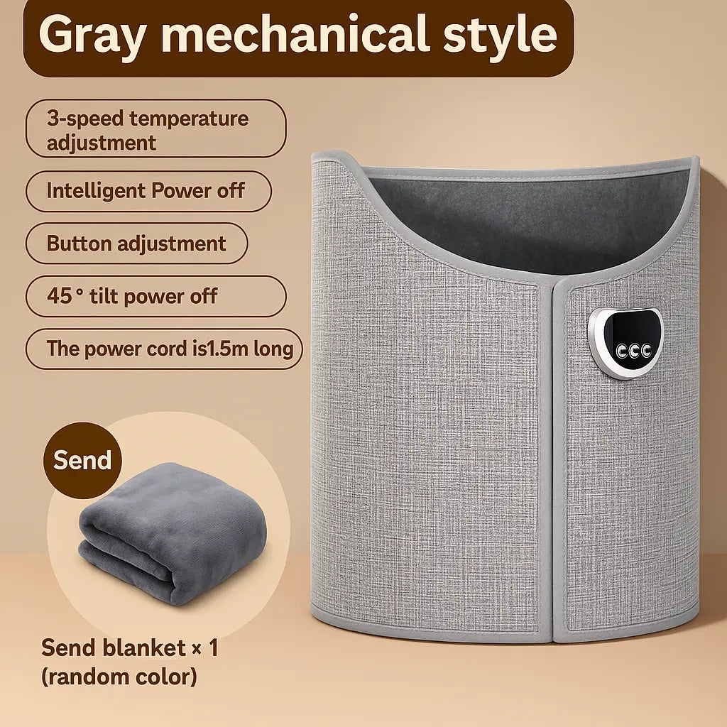 Under desk foot warmer heating pad for office and home use
