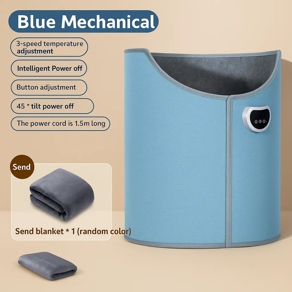 Under desk foot warmer heating pad for office and home use