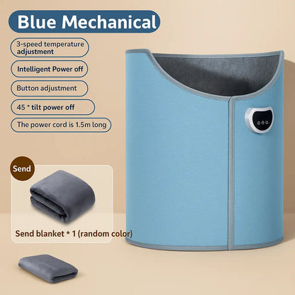 Under desk foot warmer heating pad for office and home use