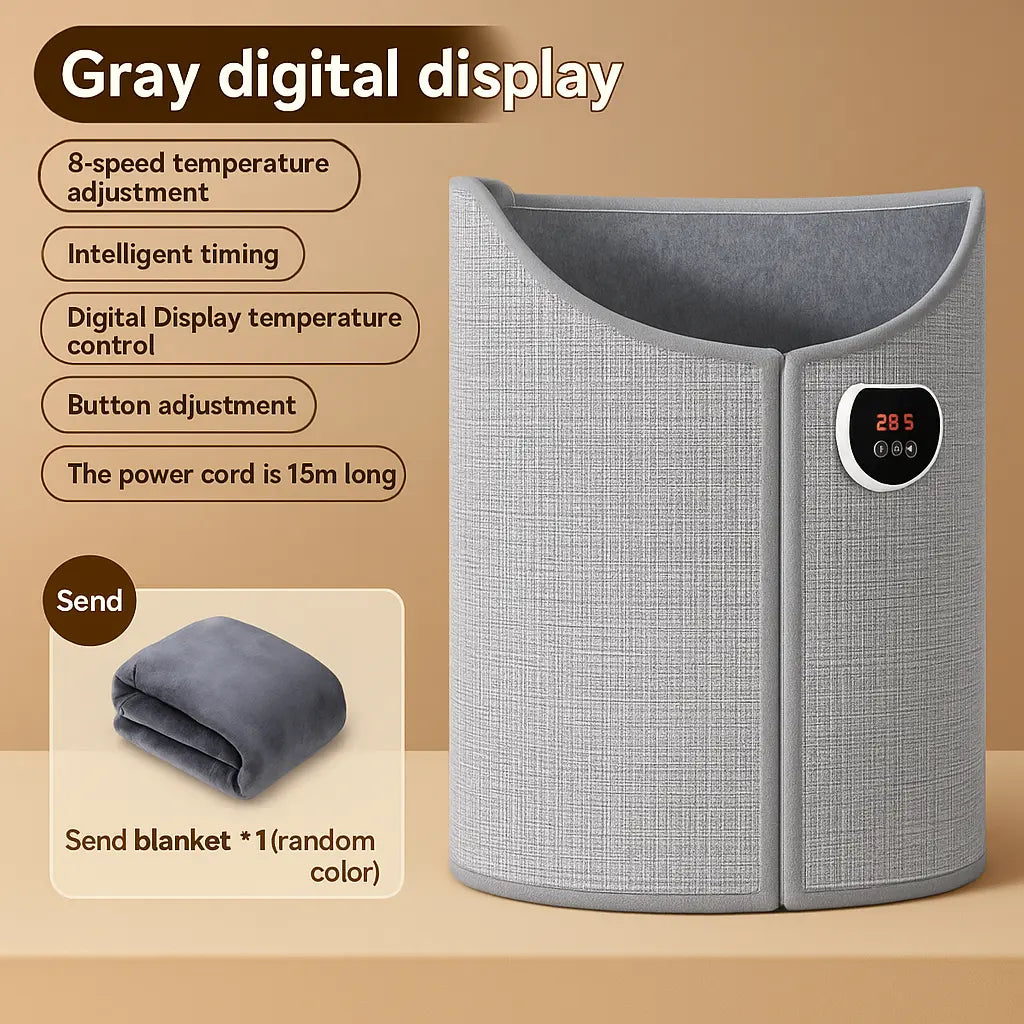 Under desk foot warmer heating pad for office and home use