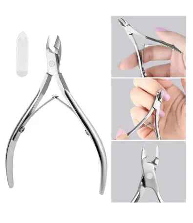 Professional Nail Cutter Scissors for Dead Skin Removal – Stainless Steel Eagle Beak Nipper Pliers for Manicure and Pedicure Hand Care