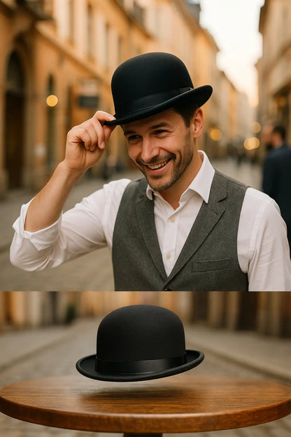 Halloween Men Women Magician Hats Cap Gentleman Jazz Hat Top Hat Black Red Party Bowler Hat - Novarashop