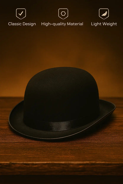 Halloween Men Women Magician Hats Cap Gentleman Jazz Hat Top Hat Black Red Party Bowler Hat - Novarashop