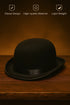 Halloween Men Women Magician Hats Cap Gentleman Jazz Hat Top Hat Black Red Party Bowler Hat - Novarashop