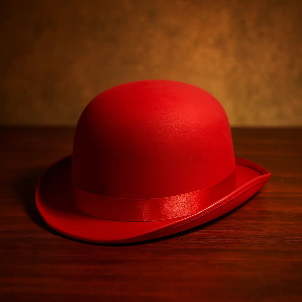 Halloween Men Women Magician Hats Cap Gentleman Jazz Hat Top Hat Black Red Party Bowler Hat - Novarashop