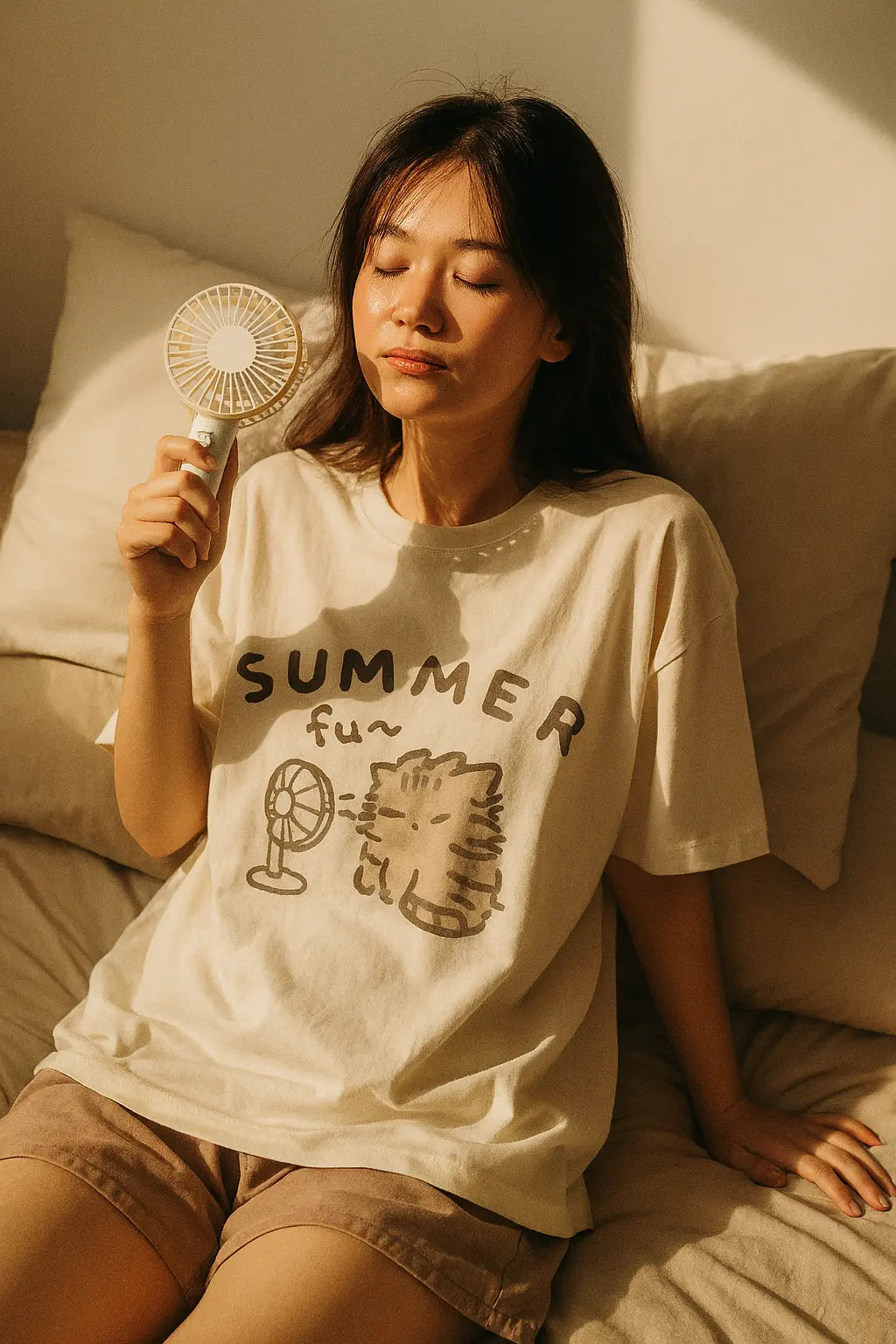Korean Version Retro Minimalist Printed Summer T-shirt Casual Loose Couple Thin Short Sleeves - Novarashop