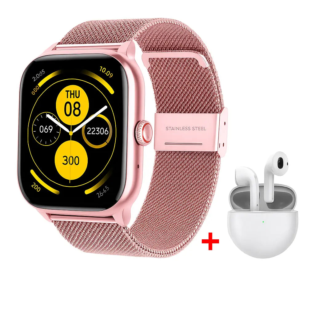 LEMFO LT10 Smart Watch 2024 Android Gift Bluetooth Call Smartwatch 2024 Touch Dial Music Fitness Tracker Sports Watches - Novarashop