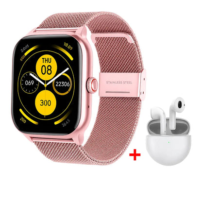 LEMFO LT10 Smart Watch 2024 Android Gift Bluetooth Call Smartwatch 2024 Touch Dial Music Fitness Tracker Sports Watches - Novarashop