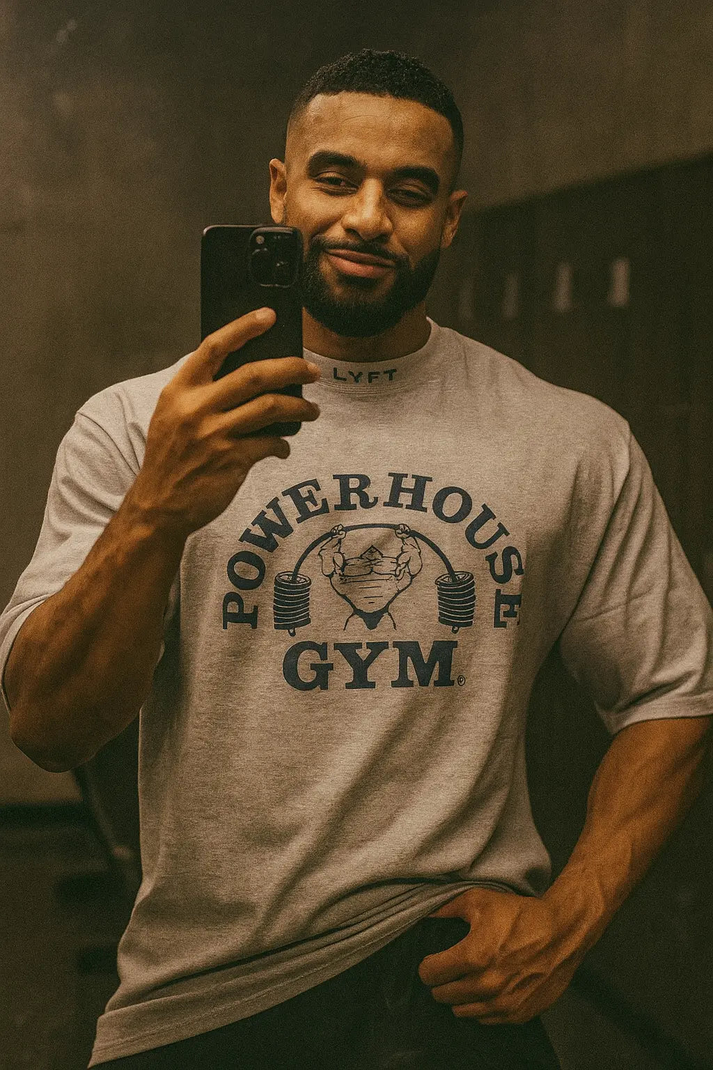 LYFT Jointly Men Running Sports Cotton T-shirt Gym Fitness Bodybuilding Loose Print Shirt Summer Male Jogging Training Tee Tops - Novarashop