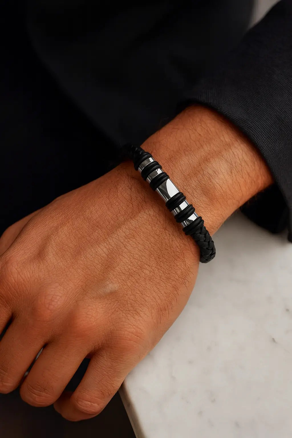 Leather Charging Bracelet | Stylish Charging Bracelet | Novara Shop