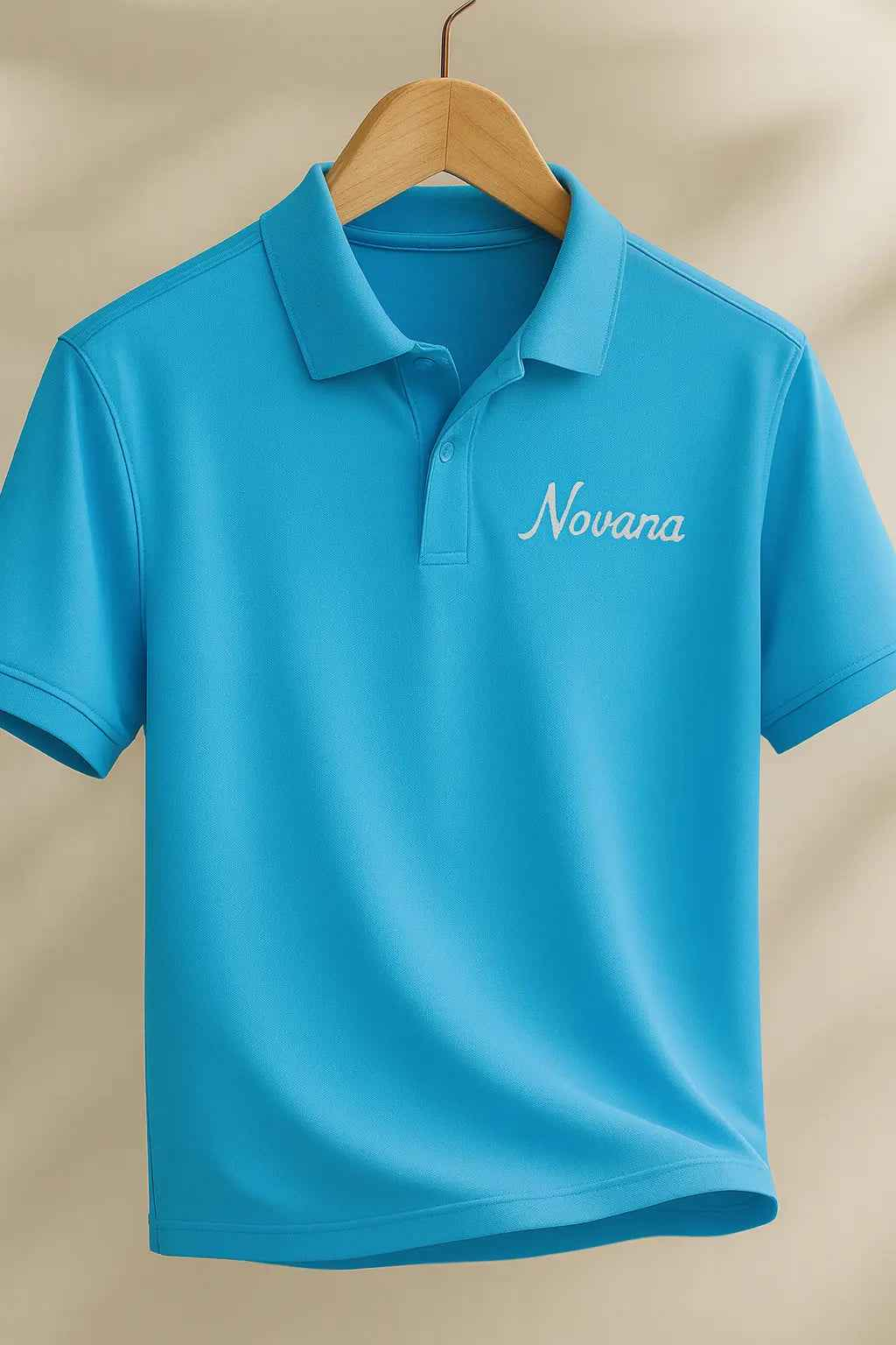Novarasop Sports Polo Shirt Collar Short Sleeve Shirt Marathon Running Fitness Men Top DIY