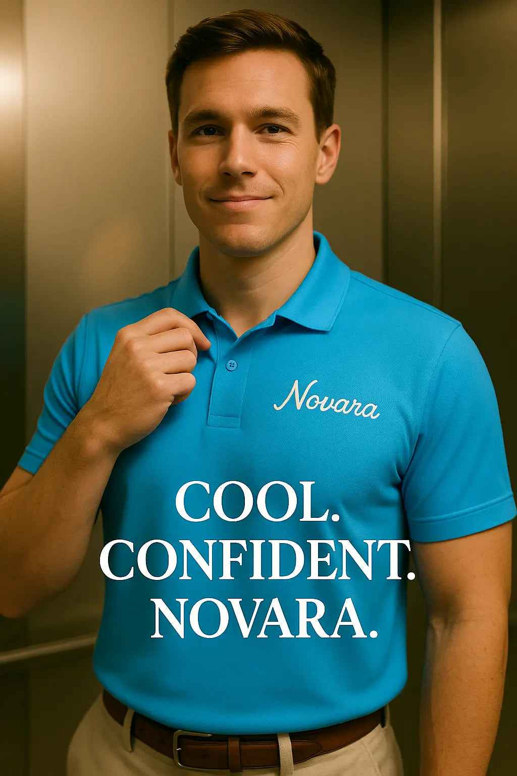 Novarasop Sports Polo Shirt Collar Short Sleeve Shirt Marathon Running Fitness Men Top DIY