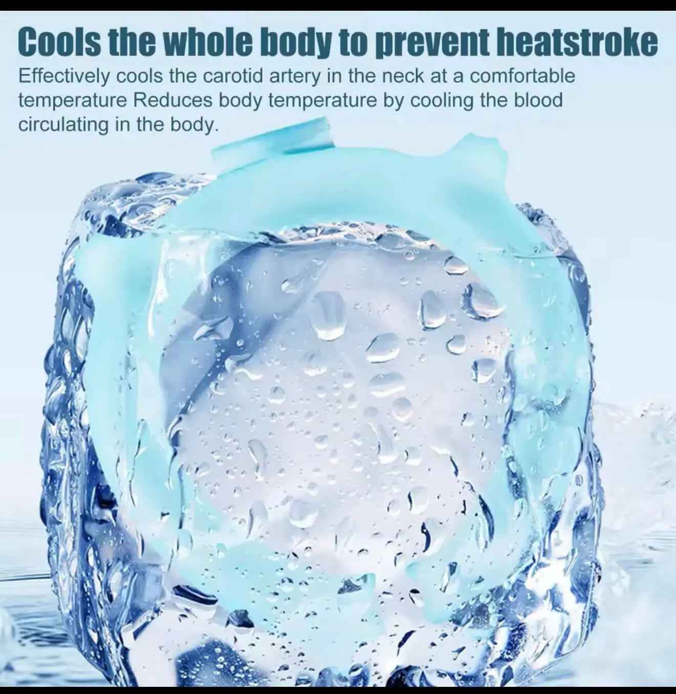 Neck Ice Scarf Reusable Cooling Wrap for Adults and Children - Perfect for Running, Hiking, Golf, and Fishing