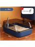Cats Toilet Cat Litter Box Semi-enclosed High Side Splashproof Pet Bedpans with Litter Scoop Kitty Sandbox Cleaning Cat Supplies - Novarashop