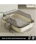 Cats Toilet Cat Litter Box Semi-enclosed High Side Splashproof Pet Bedpans with Litter Scoop Kitty Sandbox Cleaning Cat Supplies - Novarashop