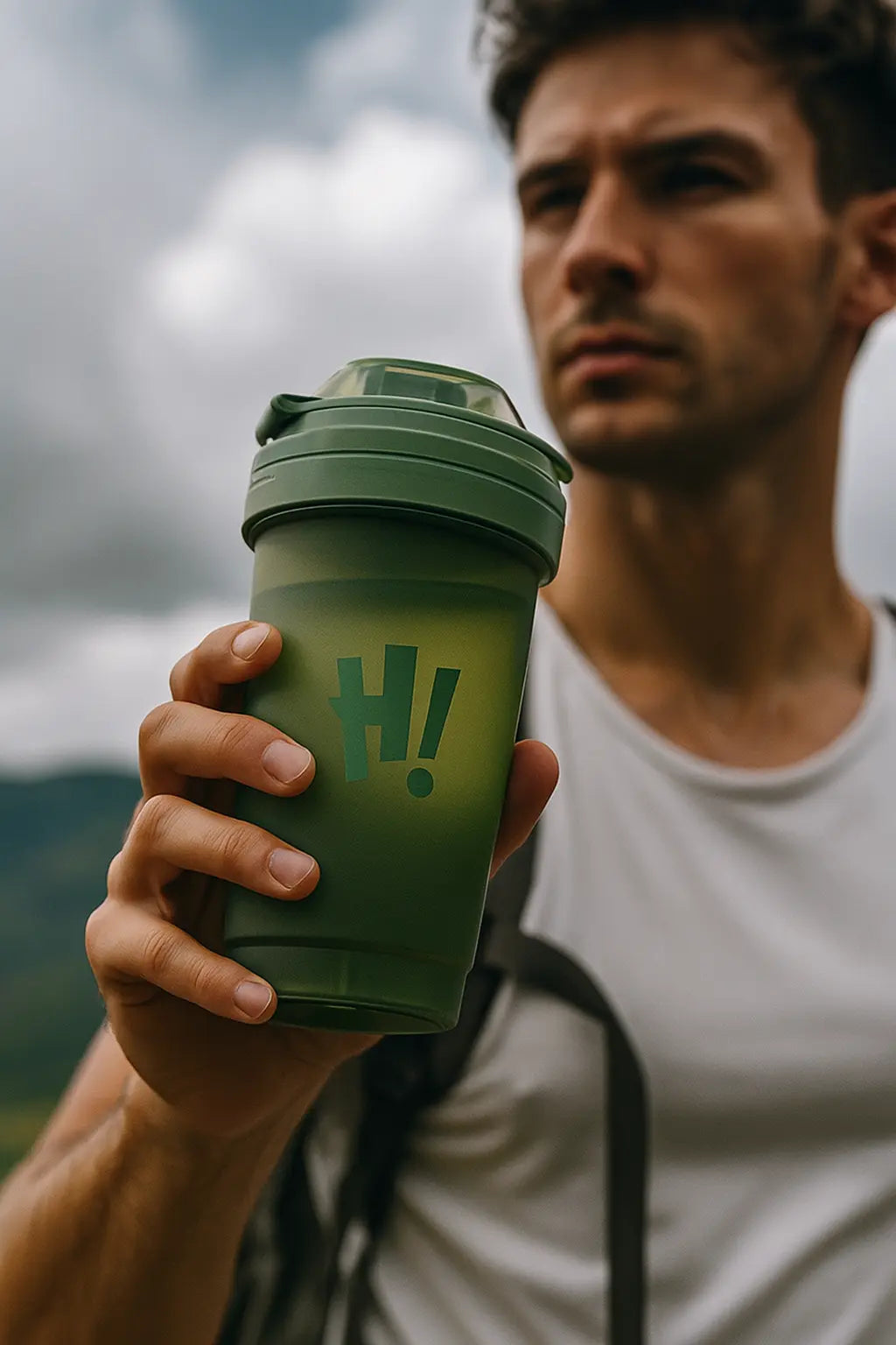 500ml Portable Protein Powder Shaker Bottle Leak Proof Water Bottle for Gym Fitness Training Sport Shaker Mixing Cup with Scale - Novarashop