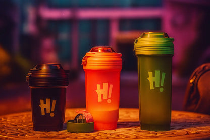 500ml Portable Protein Powder Shaker Bottle Leak Proof Water Bottle for Gym Fitness Training Sport Shaker Mixing Cup with Scale - Novarashop