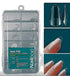 Nailpop Soft Gel Tips for Nails Acrylic Material Short Medium Length Artificial Nail Capsule Accessories and Tools 120pcs/box - Novarashop