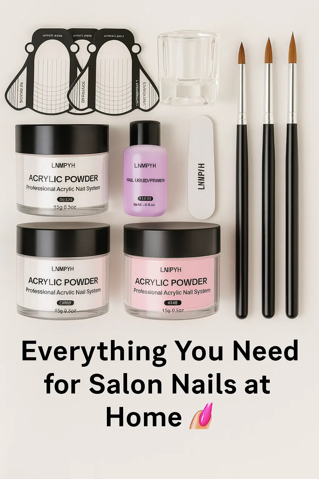 Nail Acrylic Powder&amp;Liquid Monomer Nails Art Decoration For Manicure Set Kit With Semi Permanent Gel Varnish Nail Art Tools Kit - Novarashop
