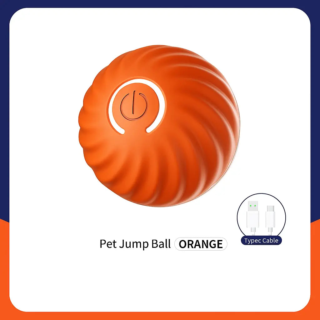Smart Dog Toy Ball Electronic Interactive Pet Toy Moving Ball USB Automatic Moving Bouncing for Puppy Birthday Gift Cat Products - Novarashop