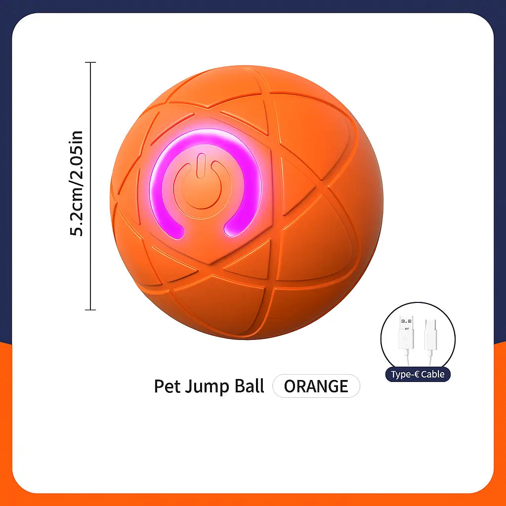 Smart Dog Toy Ball Electronic Interactive Pet Toy Moving Ball USB Automatic Moving Bouncing for Puppy Birthday Gift Cat Products - Novarashop