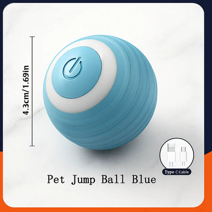Smart Dog Toy Ball Electronic Interactive Pet Toy Moving Ball USB Automatic Moving Bouncing for Puppy Birthday Gift Cat Products - Novarashop