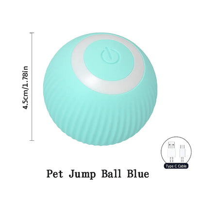 Smart Dog Toy Ball Electronic Interactive Pet Toy Moving Ball USB Automatic Moving Bouncing for Puppy Birthday Gift Cat Products - Novarashop