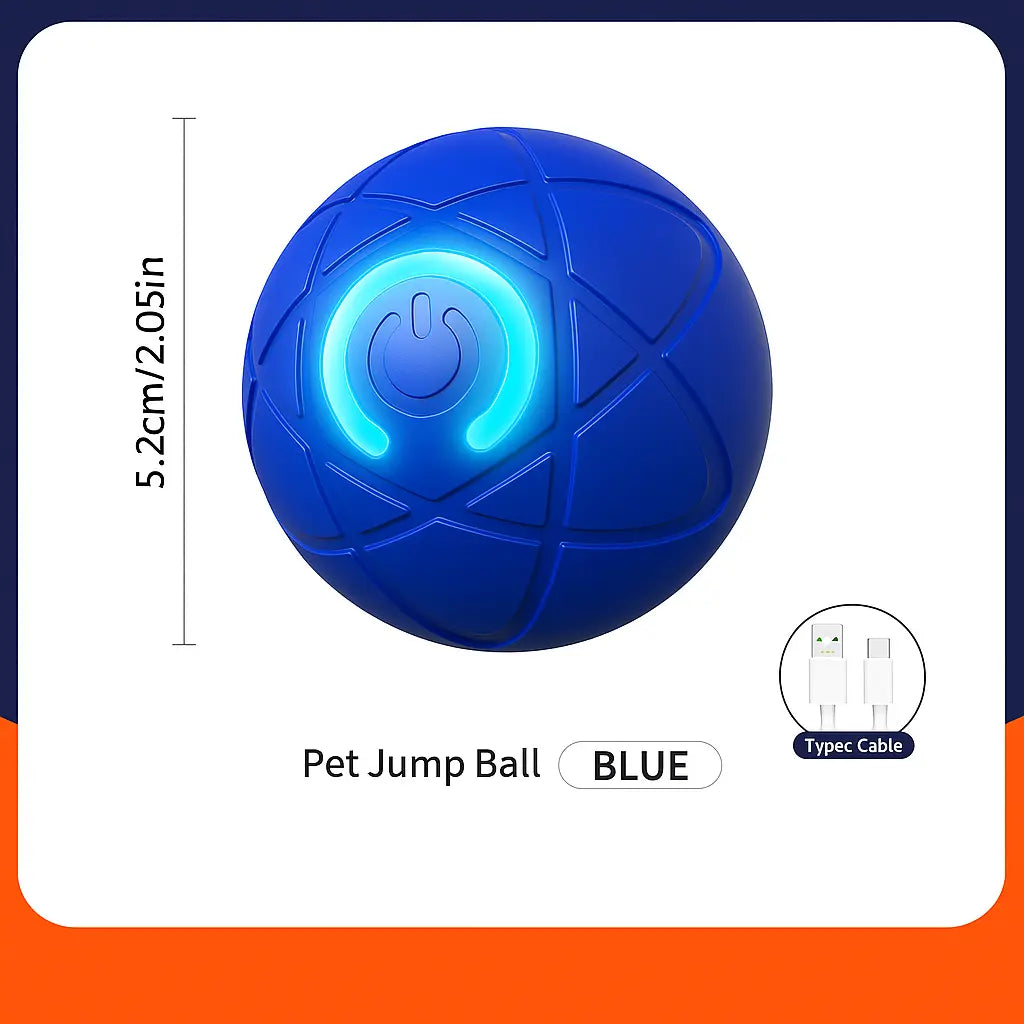 Smart Dog Toy Ball Electronic Interactive Pet Toy Moving Ball USB Automatic Moving Bouncing for Puppy Birthday Gift Cat Products - Novarashop
