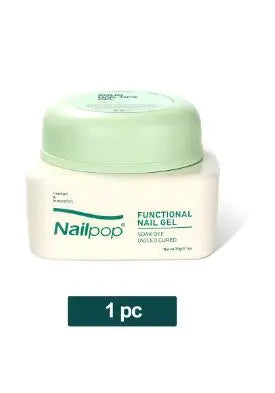 Nailpop Solid Nail Gel Glue for Press On Nails Strong Adhesive Clear Gel Tip Adhesive UV Gel Long-Lasting No Damage 20g (1/3pcs) - Novarashop