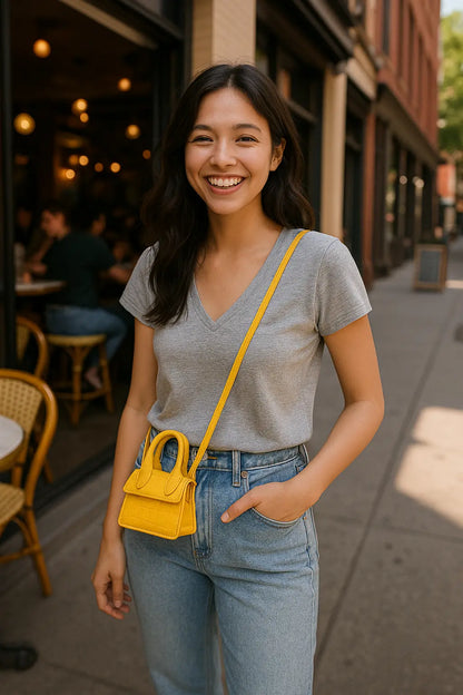 Small Casual Bags | Mini Felt Handbag | Novara Shop